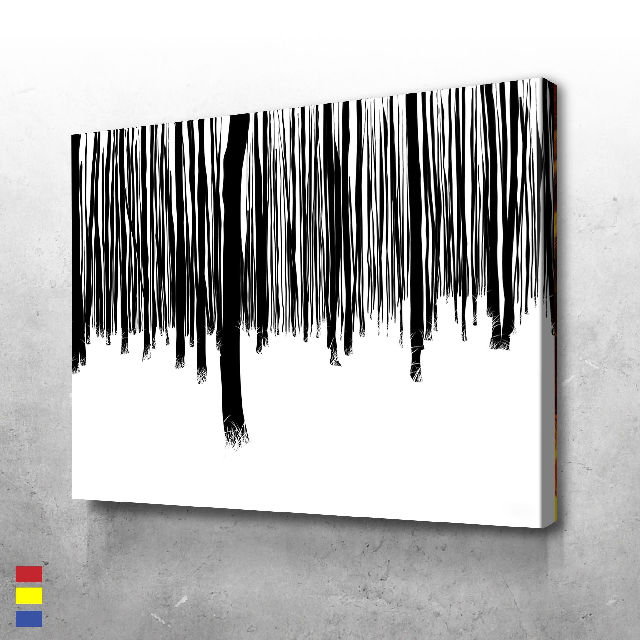 Black and White Forest